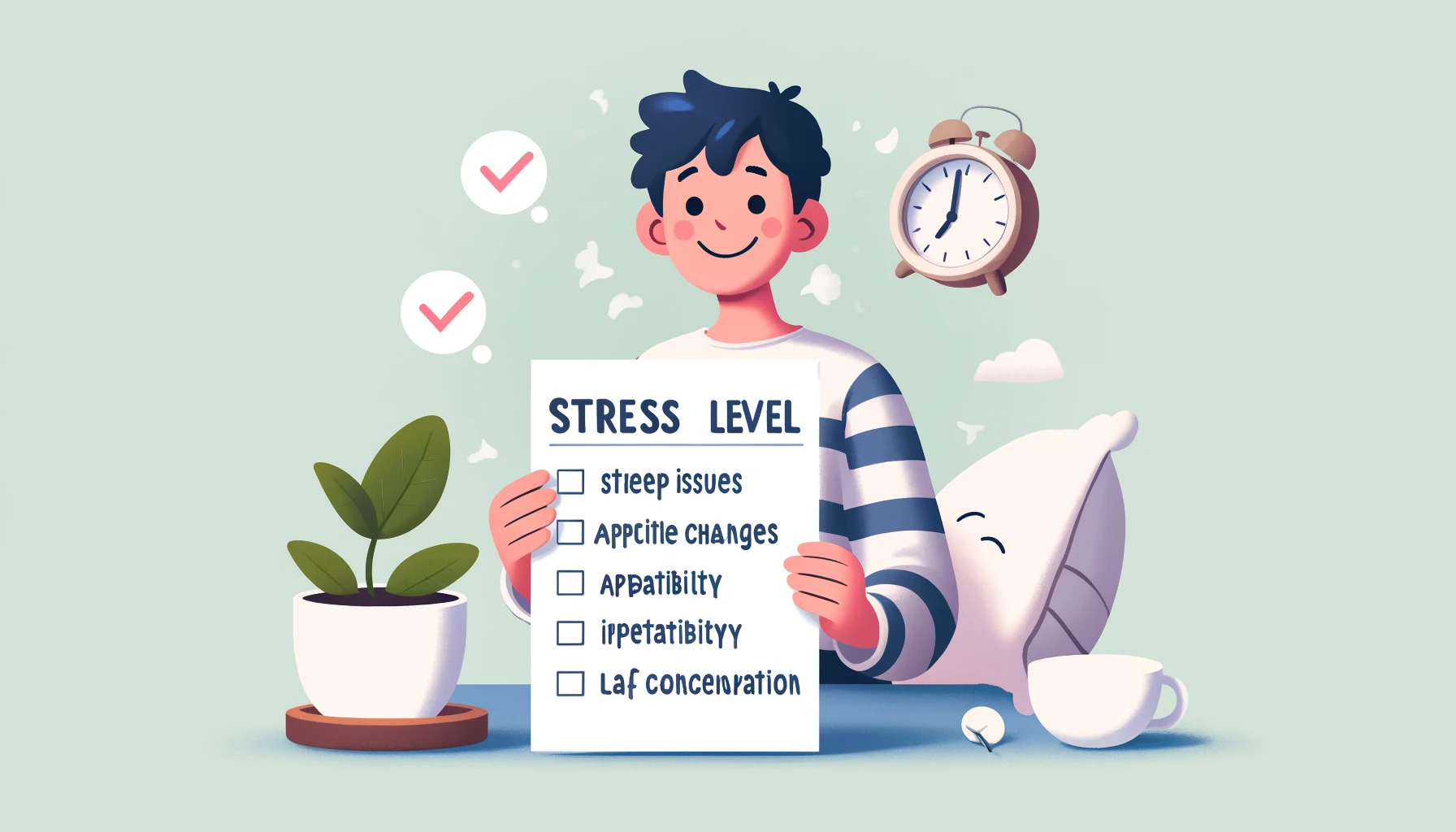 あなたのストレスレベルをチェックしよう！簡単なテストで自己診断。