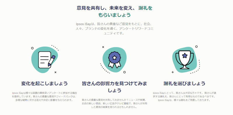 アンケートに答える！ポイントを貰う。Ipsos iSay